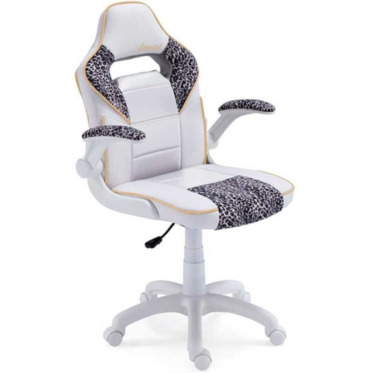 silla Gaming Sport Leopard blanco