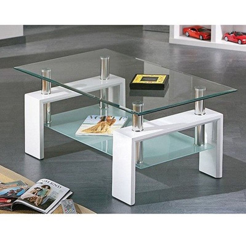 Mesa de centro Sama blanco 45x110x60 cm