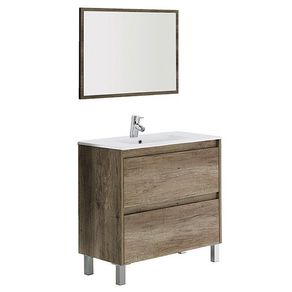 Mueble de baño Dakota + espejo natural