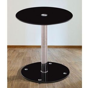 Mesa auxiliar Kendal cristal negro