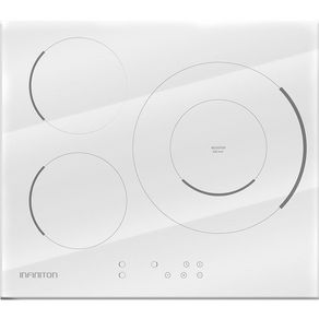 Placa de inducción Infiniton IND-932WH 3 fuegos 9 niveles de potencia blanco 6x59x52 cm