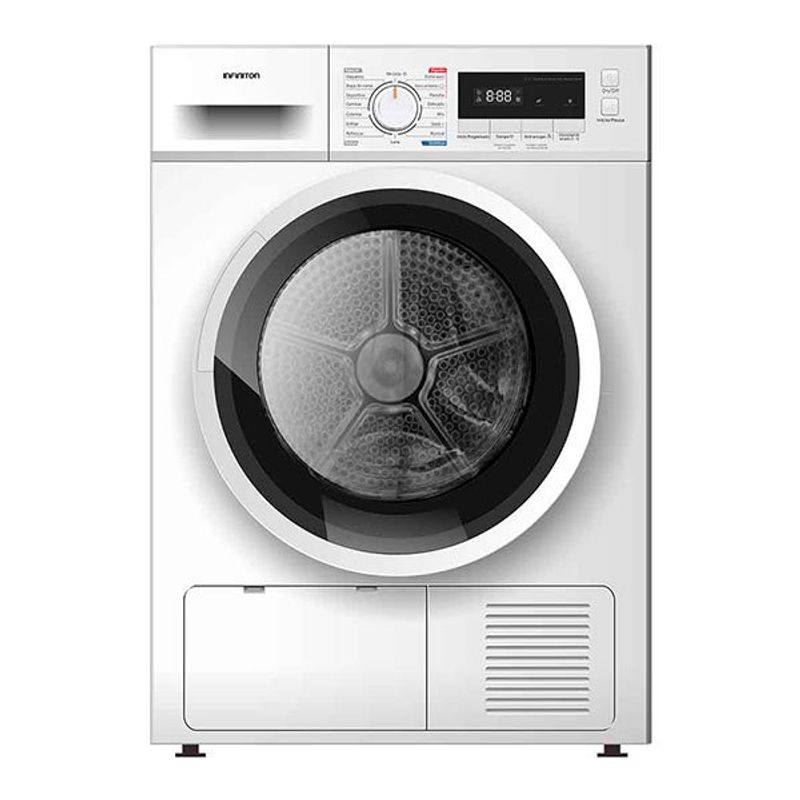 Secadora Infiniton SD-8NDP 8kg 69dB 16 programas condensación B blanco 84,5x59,5x61,5 cm