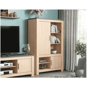 Bodeguero Roncal  2 puertas jackson/grafito 159x112x37 cm