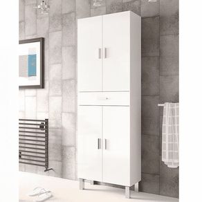 Mueble de baño Aruba 4 puertas+1 cajón blanco 182x60x29 cm
