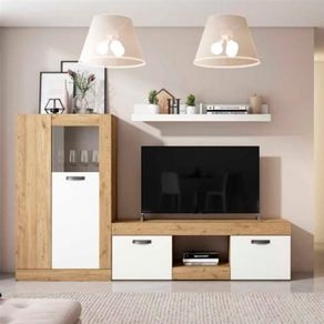 Composición de salón Argos KAR_029 blanco mate / natural