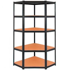 Estantería esquinera modular 5 Baldas Ajustables 180x90x40x70,5cm