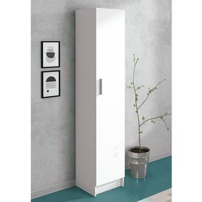 Armario multiusos Aura 1 puerta blanco 180x40x35 cm