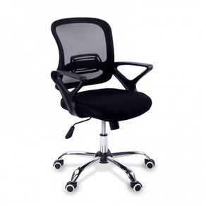 Silla escritorio Brisa negro 93-101x60x60 cm