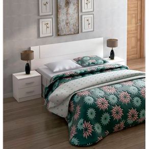 Cabecero Aura cama matrimonio blanco 45x160x1,9 cm