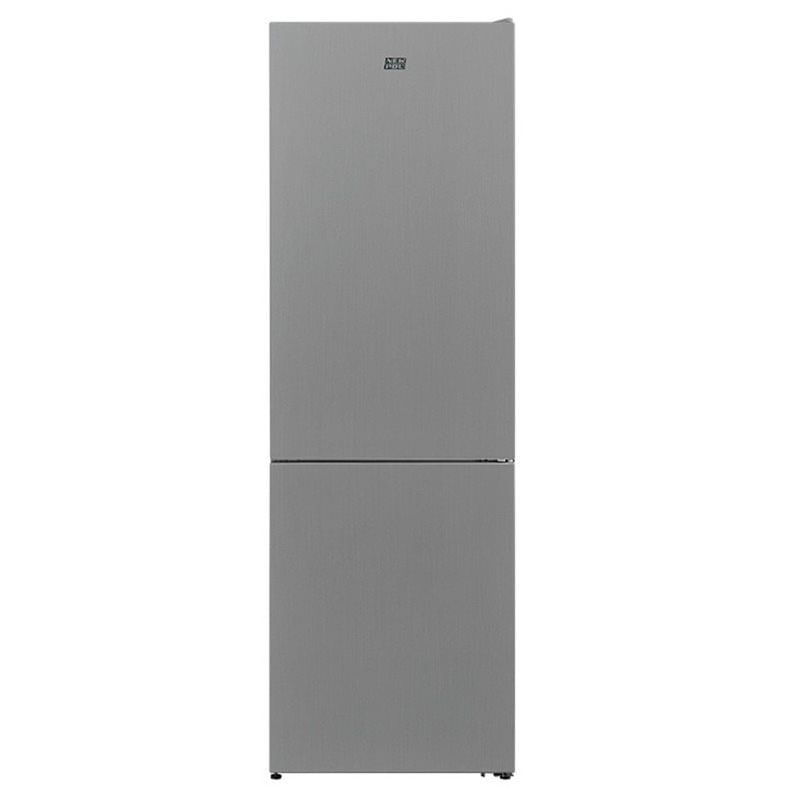 Frigorífico combi New Pol NWC186EEI Auto-Defrost 295L 41dB E inox 186x59,5x60 cm