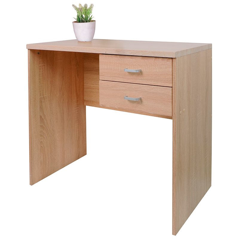 Escritorio Boreal 2 cajones cambria 76x80x40 cm
