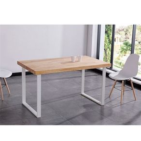 Mesa de comedor fija natural roble Nordish 80x140x76,5 cm