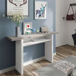 Mesa desplegable Tavolo blanco artik/cemento