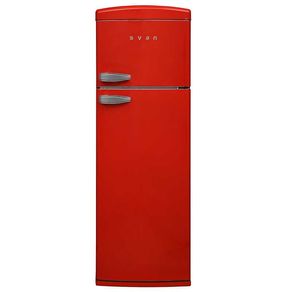 Frigorífico 2 puertas Svan SVRR1751 cíclico 40dB 242L F rojo 179x60,5x70,1 cm