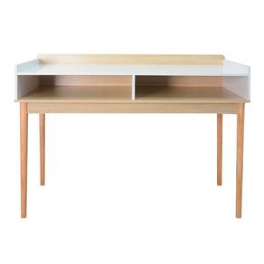 Consola Twin Thinia Home 2 huecos abiertos natural/blanco 83,5x110x50 cm