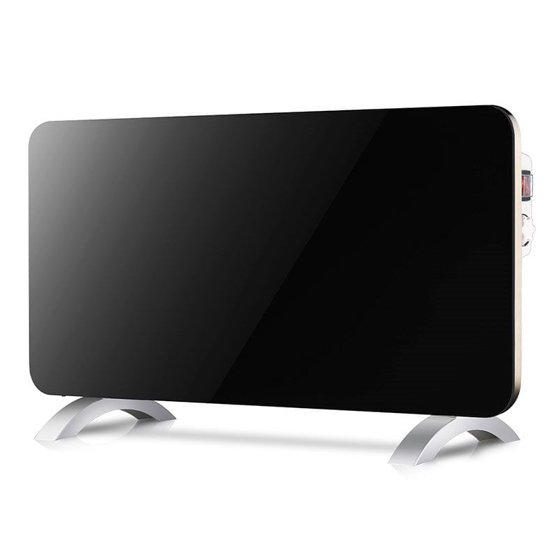 Radiador plano Svan SVCA15CN 2 niveles de potencia 1500W cristal negro 43x76x24 cm
