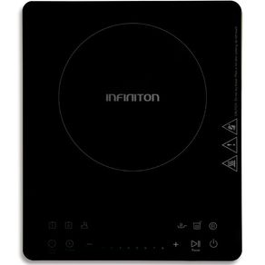 Placa de inducción Infiniton INPT6845 1 zona de cocción 2000W 8 niveles+6 modos negro