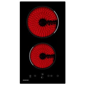 Placa vitrocerámica Infiniton VIT2FBN 2 zonas de cocción 9 niveles de potencia negro