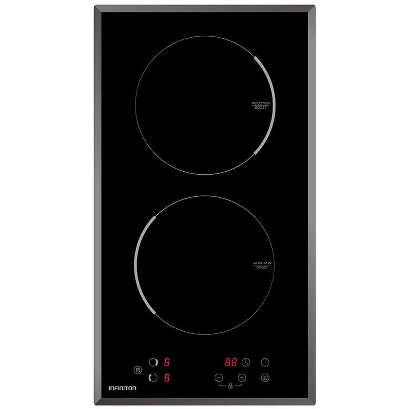 Placa de inducción Infiniton IND-230 2 zonas de cocción 9 niveles de potencia negro