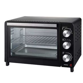 Horno de sobremesa Infiniton HSM-12N18 18L 1200W con temporizador negro 28,5x42,6x32,8 cm