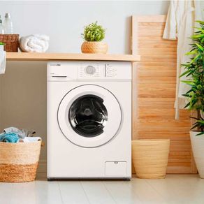 Lavadora de carga frontal Aruba 4006W Universal Blue 1000 rpm 6kg 74dB E blanco 85x59,5x44 cm