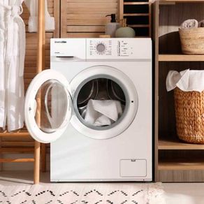 Lavadora de carga frontal Aruba 4008W Universal Blue 8kg 1200 rpm 76dB E blanco 85x59,5x51 cm