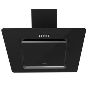 Campana tipo T CMPTRAL-SG60 Infiniton 400m³/h 210W con luz LED cristal negro 39,2x59,7x40 cm