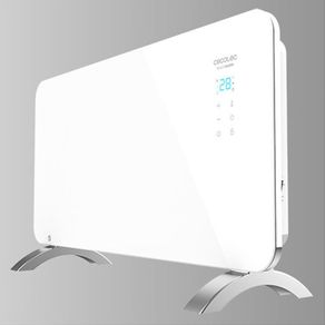 Convector Ready Warm 6700 Crystal Connection Cecotec 1500W Wifi control vía App/temporizador blanco