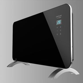 Convector Ready Warm 6720 Crystal Connection Cecotec 1500W Wifi control vía App/temporizador negro