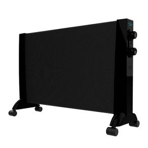 Placa radiante de mica Ready Warm 3000 Now Cecotec 2400W con ruedas multidireccionales negro