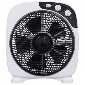 Ventilador Boxfan BOX-53B Infiniton 60W rejilla rotativa 3 velocidades blanco Ø30 cm