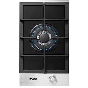 Encimera de gas Svan SVEC1BF 1 fuego wok ignición automática negro 10x29,4x51 cm