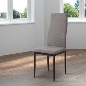 Silla de comedor Yuri Jarama 2 marengo/negro 96,6x40x39,7 cm