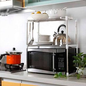 Organizador de cocina extensible acero inoxidable 64x47,5x24,5 cm