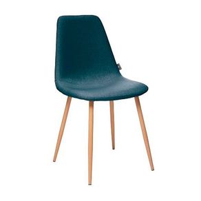 Silla de comedor Roka gris azul 87x45x53 cm