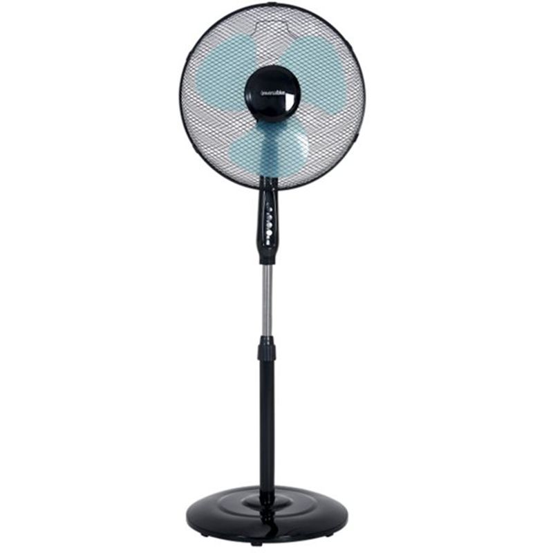 Ventilador de pie UVP1002-20 Universal Blue 40W negro Ø60x125 cm