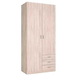 Armario Roma 2 puertas+3 cajones sahara 215,5x100x52,6 cm