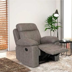 Sillón relax Menfis apertura manual cemento 102x106x96 cm
