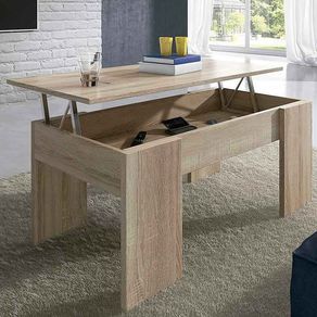 Mesa de centro Gala elevable cambria 45,5-58x90x50-70 cm