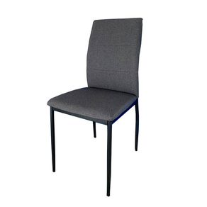 Silla de comedor Plywood gris 92x44x54 cm