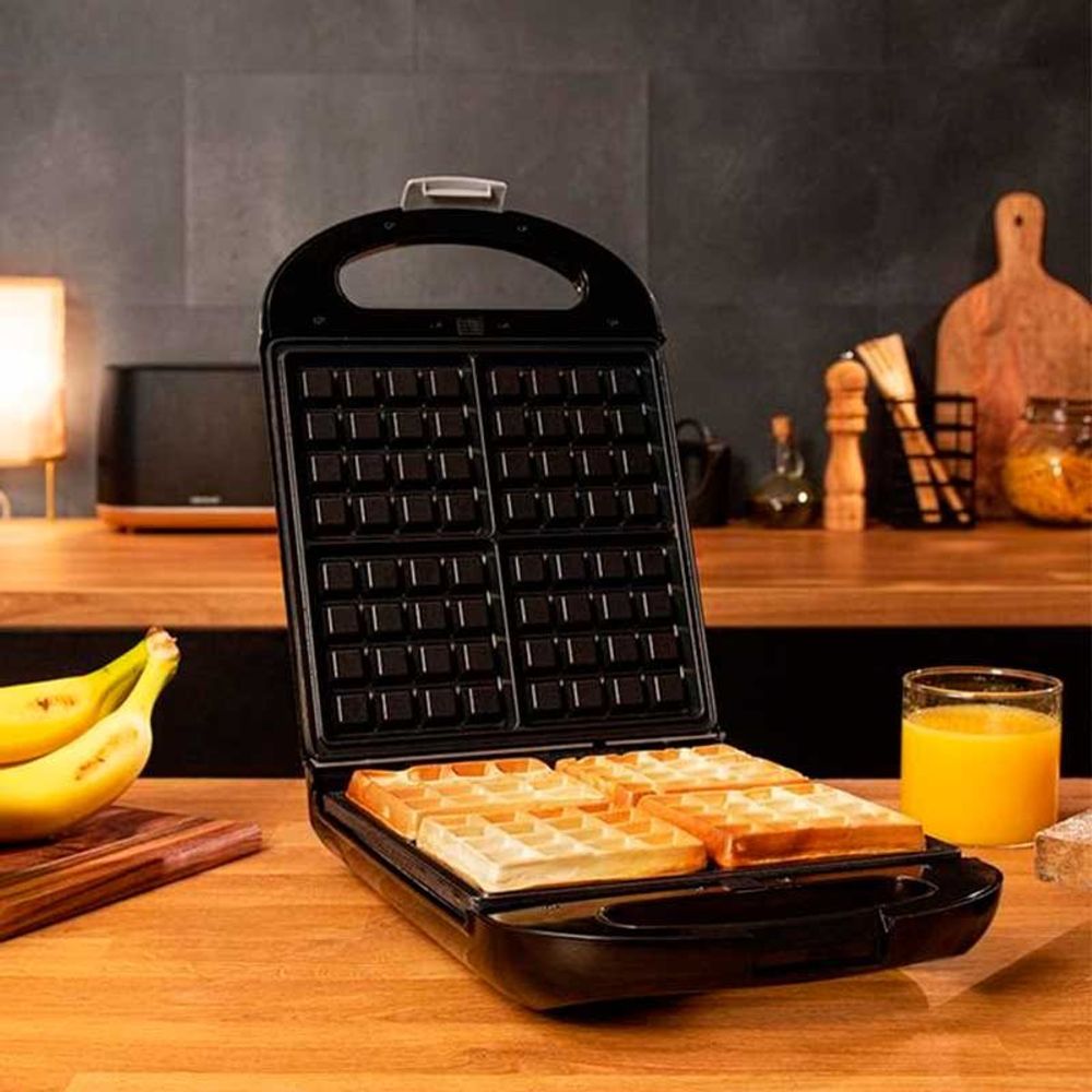 Gofrera Cecotec Rock'nToast Family Waffle 1500W inox