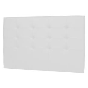 Cabecero Capitoné Modelo Olga blanco 110x110x8 cm