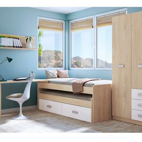 Cama nido Donald 2 camas 2 cajones Puccini/Andersen 72x198,4x98 cm