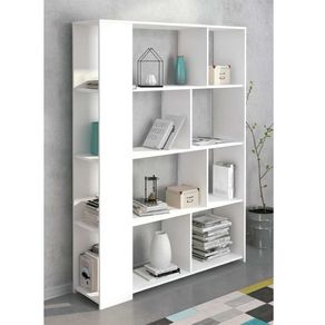 Estantería Aura 4 estantes blanco 175x129x32,8 cm