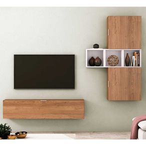 Composición de salón Italia ambiente 2 salerno/blanco artik