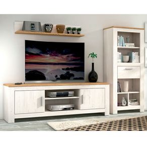 Composición de salón Roncal ambiente 3 Andersen/roble 241 cm