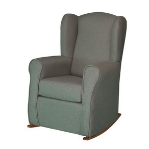 Sillón balancín Denia estilo orejero gris