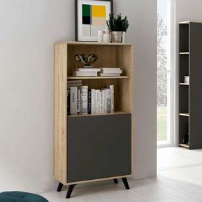 Mueble bar Soto cambria/grafito 135x60x39,6 cm