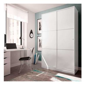 Armario MAX 2 puertas correderas blanco  200x120x50 cm