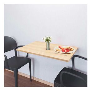 Mesa de pared Homcom plegable natural 20x60x40 cm